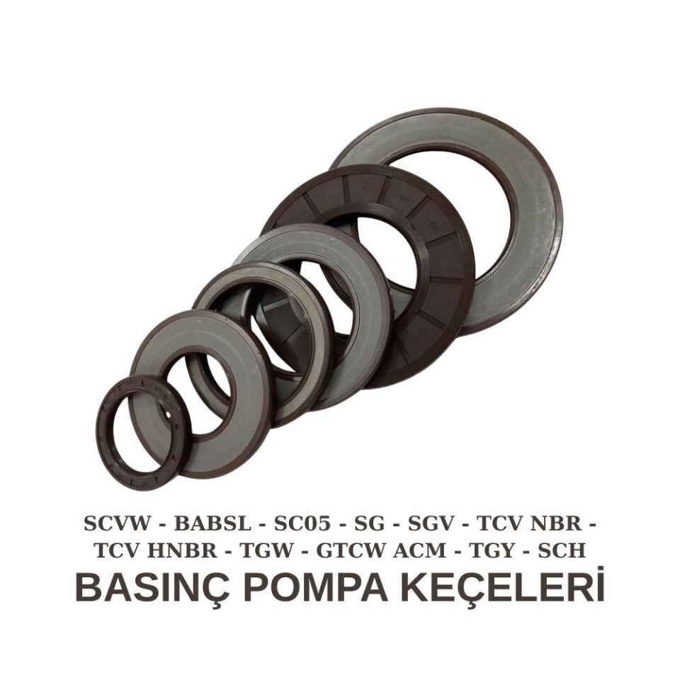12336-N10 19x35x8 TCV NBR ATAX BASINÇ POMPA KEÇESI - ATAX Basınç pompa yağ keçeleri 19x35x8 mm