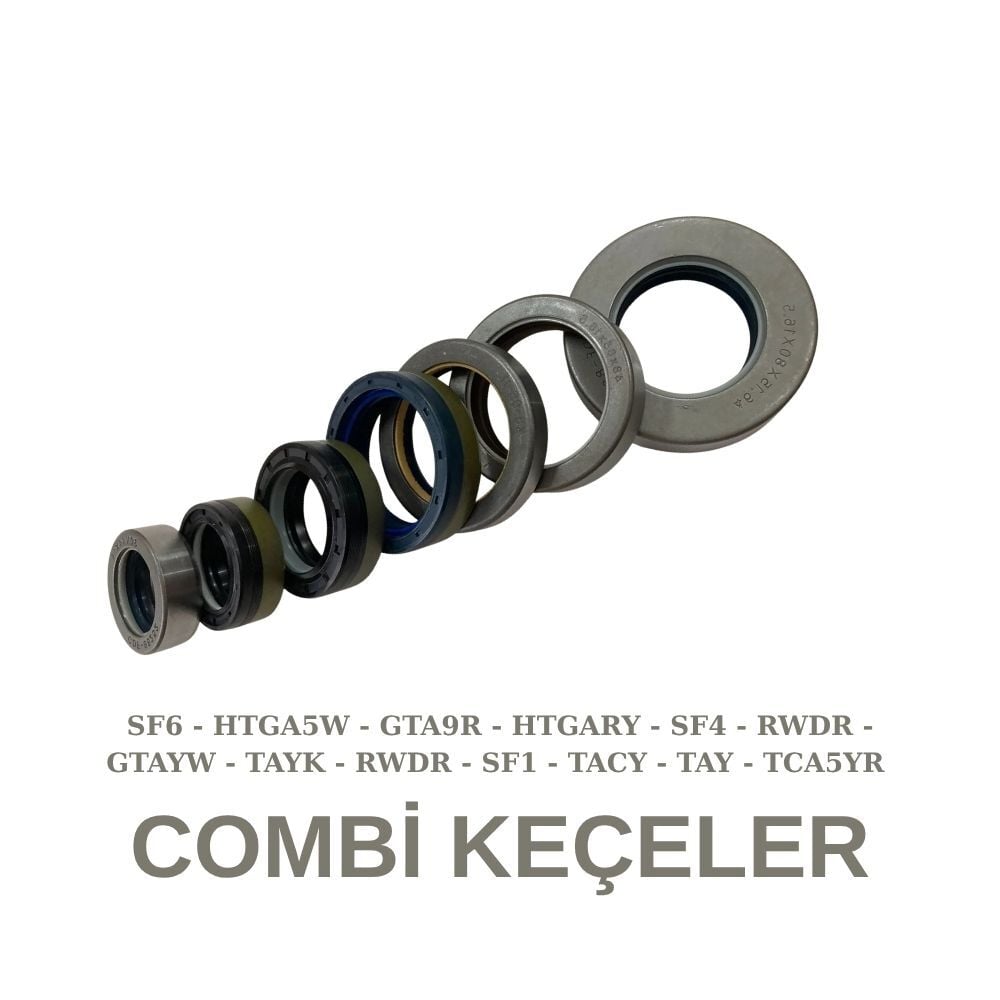 ATAX 03910-P30 76,3X125,35X134X3/19 HTGA5W ACM ATAX COMBI KEÇE Combi keçeler 76,3x125,35x134 mm